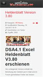 Mobile Screenshot of heldenblatt.ch